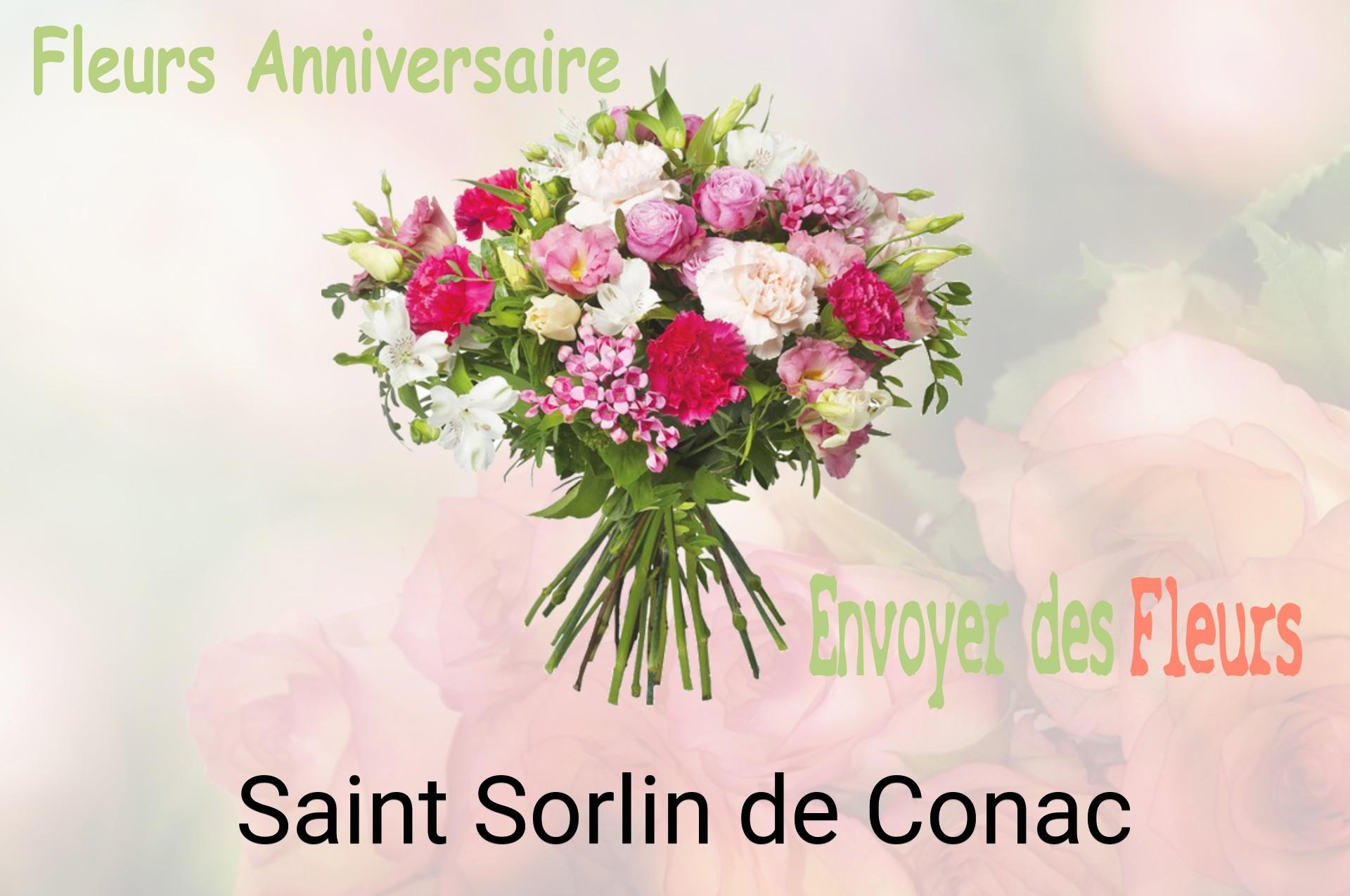 Bouquet de fleurs d’anniversaire livré à Saint-Sorlin-de-Conac